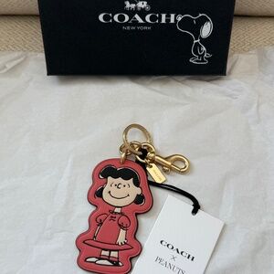 NWT Coach X Peanuts Lucy Bag Charm